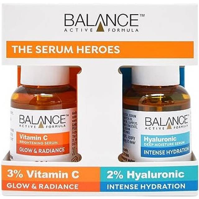 The Serum Heroes (Vitamin C Brightening serum & Hyaluronic Deep Moisture Serum) - Armed with active ingredients to glow and hydrate.