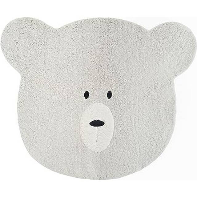 Rosewood teddy bear blanket 120 x 100cm - soft, cosy, grey plush dog blanket