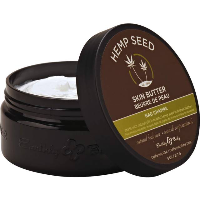 Hemp Seed Skin Butter, Nag Champa - 8 oz. - Total Body Moisturizer - Hemp Seed Oil, Jojoba Oil, Shea Butter - Vegan & Cruelty Free