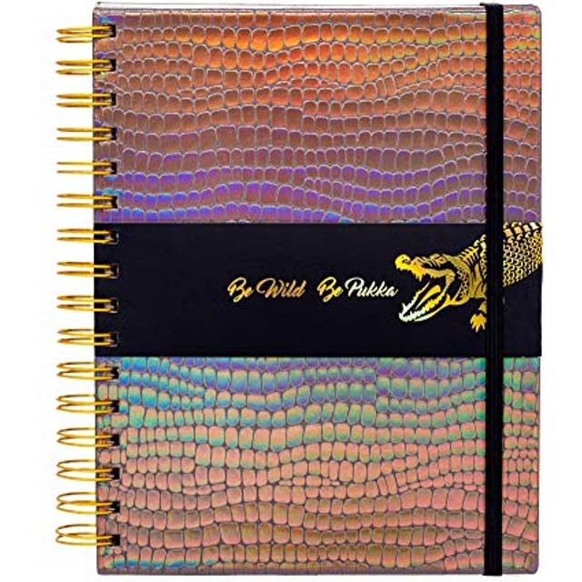 Pukka Wild Crocodile Project Book A5 Spiral Bound 160 Pages
