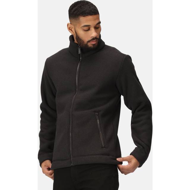 Regatta Men's Black Durable Garrian II Full Zip Fleece, Size: 3XL