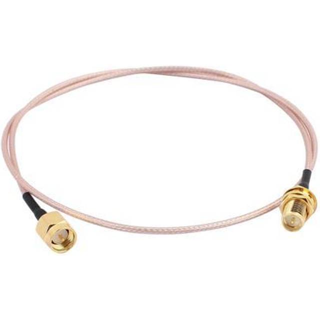Gold sma male to rp-sma female adapter connector rg178 coaxial cable 50cm