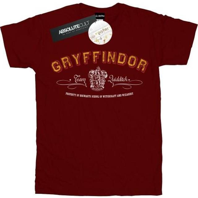 (XL, Burgundy) Harry Potter Mens Gryffindor Crest T-Shirt