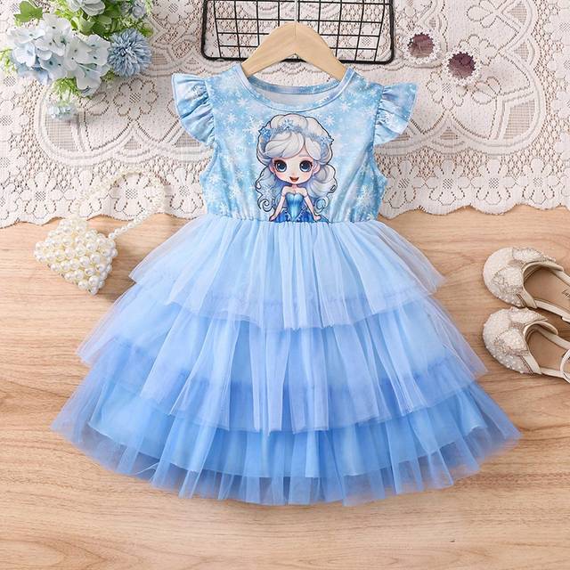 SHEIN Young Girl Retro Party Dress For Formal Occasions