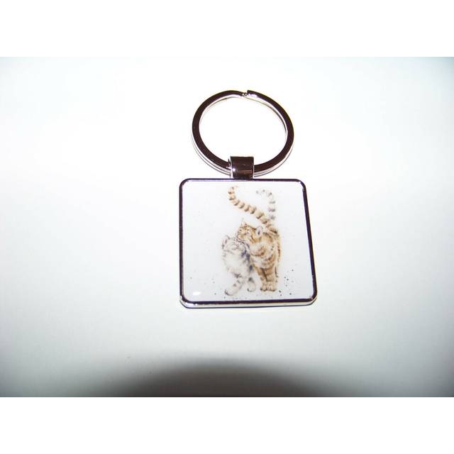 (Feline Good) Wrendale Designs Metal Keyring Cracker Filler Gift | Choice of Design