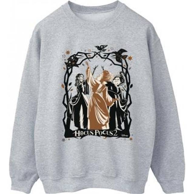 Disney Womens/Ladies Hocus Pocus Birds Sweatshirt XL white