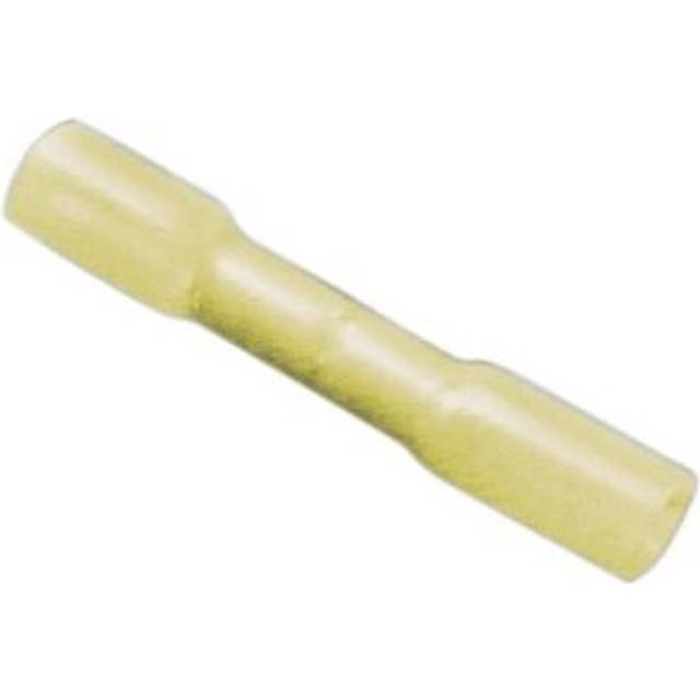 PEARL CONSUMABLES Wiring Connectors - Yellow - Heat Shrink Butt - Pack of 25 - P - yellow