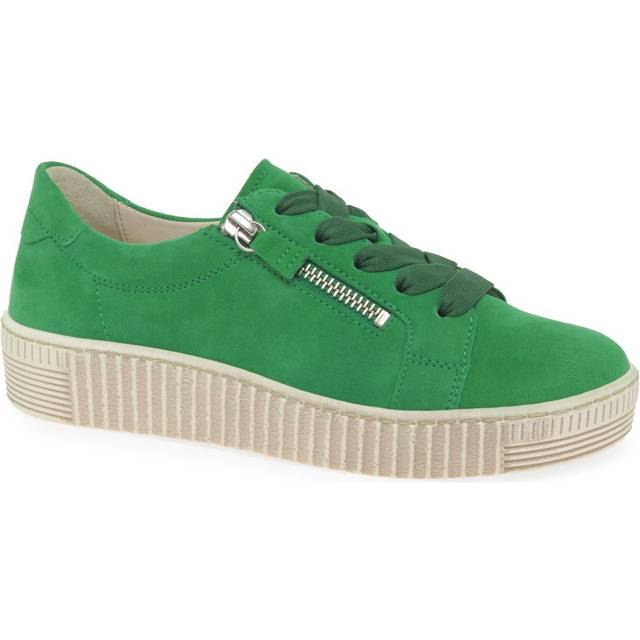 Dual Zip Flatform Trainers - GAB31501 / 317 499 - Emerald Green