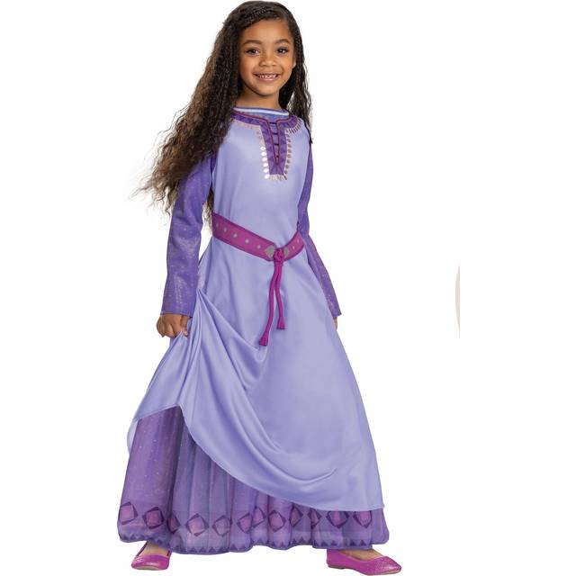 Girl's Disney Wish Deluxe Asha Costume | Disney Costumes - Purple (4/6)