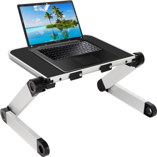 Adjustable Ergonomic Laptop Stand Laptop Desk for Bed Living Room Book Stand 360 Degree Adjustable Computer Table