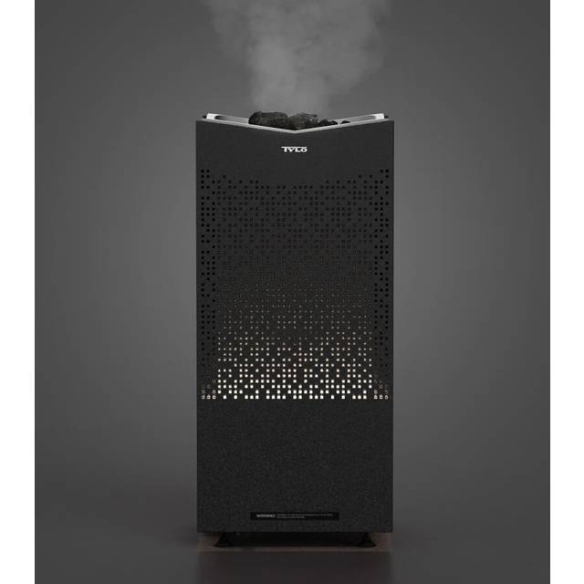 Tylö Crown-Combi bastuaggregat 8 kW med belysning. Svart