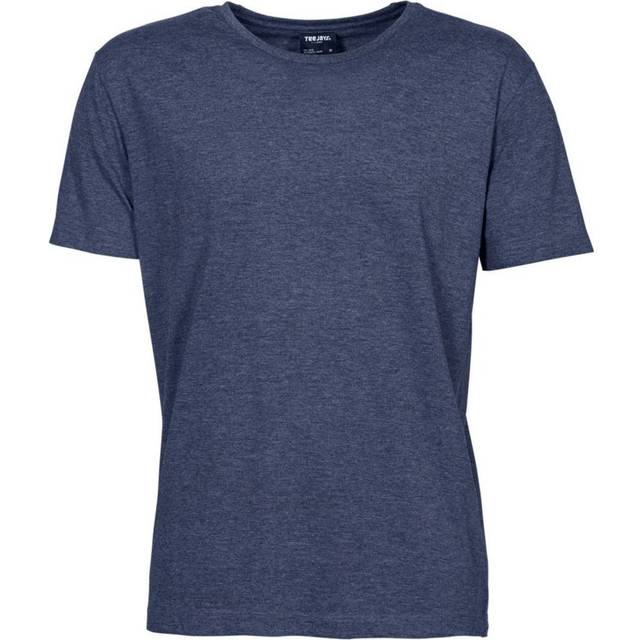 (S, Denim Melange) Tee Jays Mens Urban Short Sleeve Melange T-Shirt