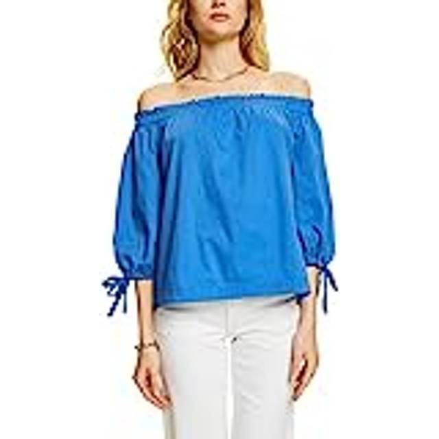 ESPRIT Collection Dam 053EO1F309 blus, 410/BRIGHT blå, S, 410/ljusblå, S