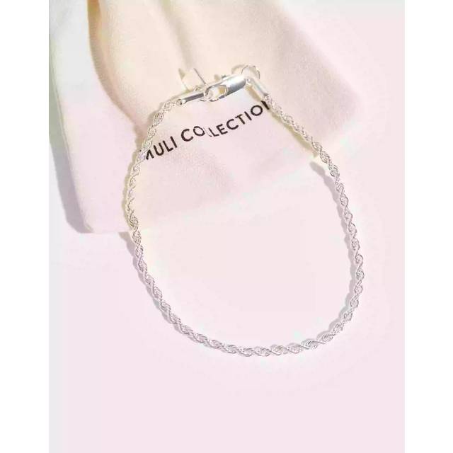 Muli Collection Rope Chain Bracelet Men Armband Silver