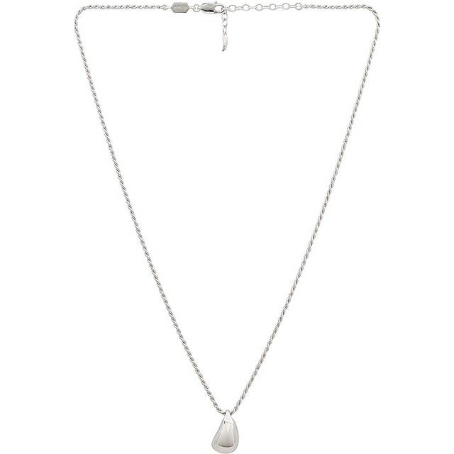 Savi Sculptural Droplet Pendant Necklace | Sterling Silver