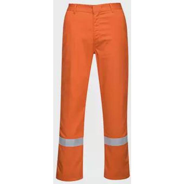 Portwest Bizweld Iona Trousers BZ14 Orange L Colour: Orange, Size: L