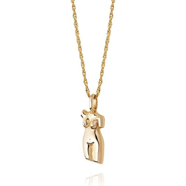 Vita 18ct Gold Plate Necklace AN03_GP