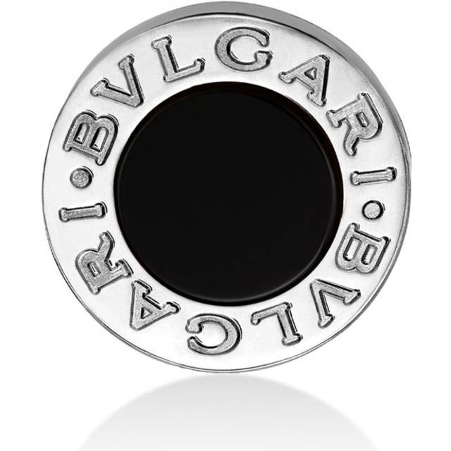 White Gold and Onyx Bvlgari Bvlgari Single Stud Earring - One size