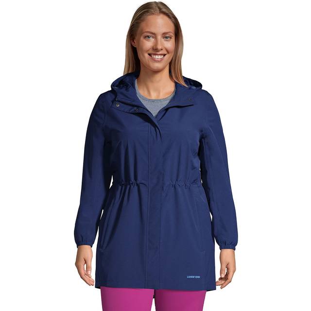 Packable Raincoat - Navy - 14-16