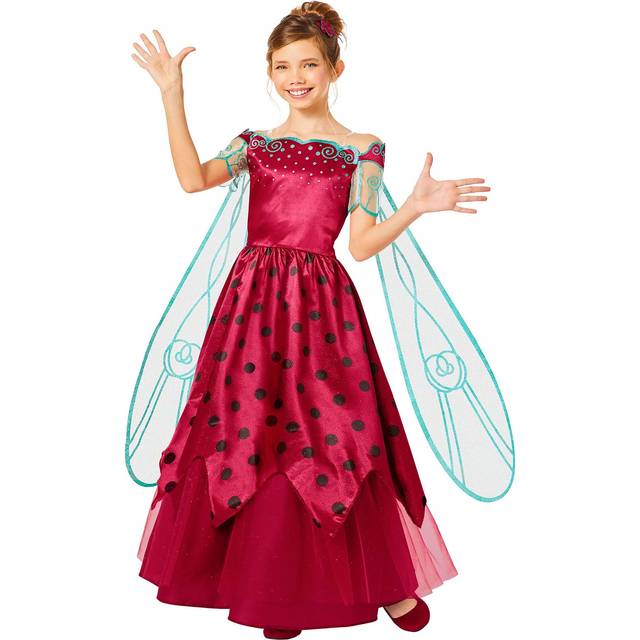 Miraculous Ladybug Ball Gown Girl&#39;s Costume - Red&#47;Green (S)