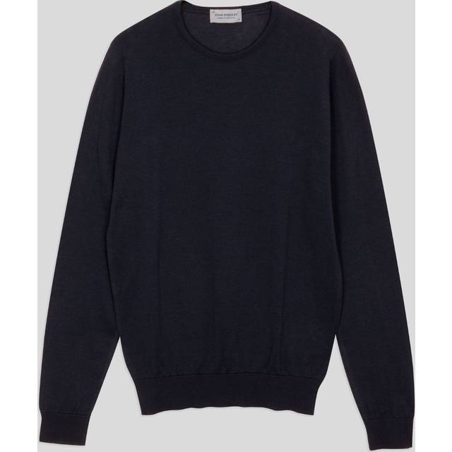 Belvoir Polo Sweater - Blue - Give your appearance a stylish touch with the Belvoir Polo Sweater from John Smedley. Known for using the very best natural yarns, this stylish piece has been created from luxe merino wool in a navy blue tone and works a polo cut in a slim-fitting design. Made in the UK, the hems and cuffs have been completed with a ribbed finish. This knit will bring  sophistication to your casual wardrobe.