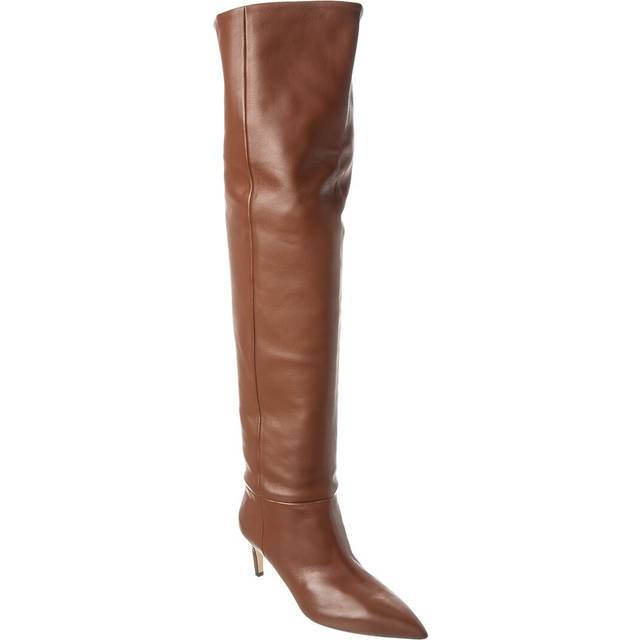 Paris Texas Stiletto Leather Over-The-Knee Boot
