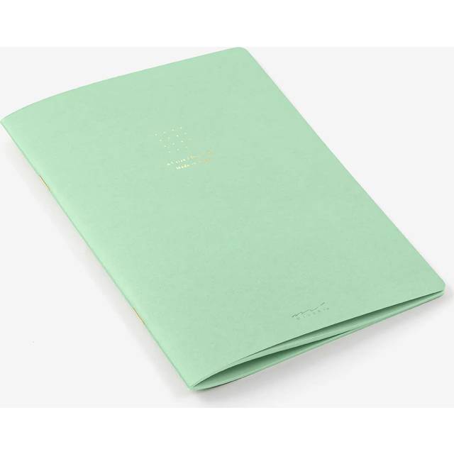 Midori MD Notebook Colour Dot Grid Assorted Colours A5 - Green