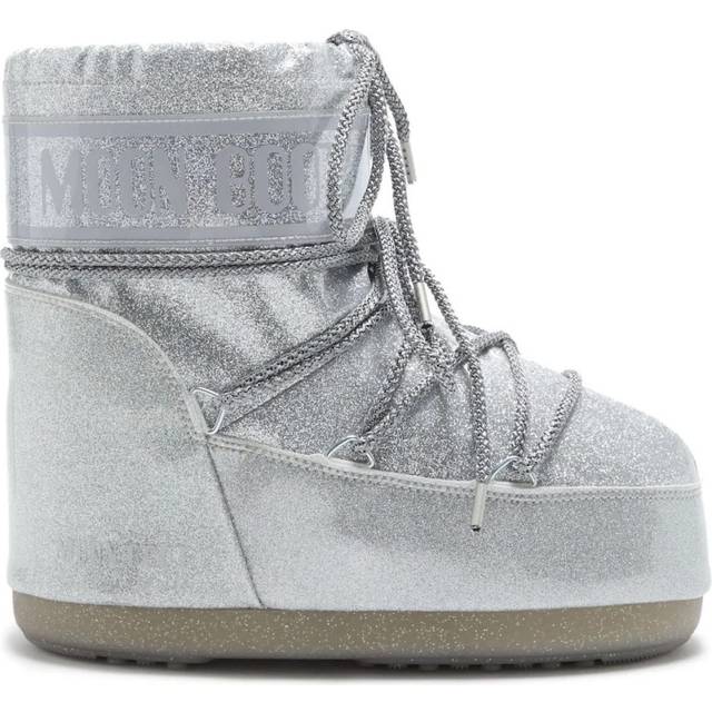 Icon Low Silver Glitter Boots
