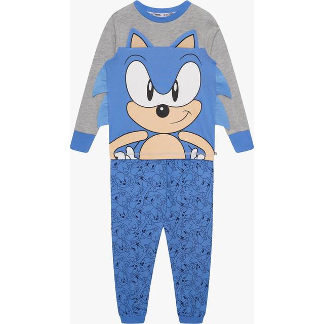 Brand Threads Kids' Sonic the Hedgehog Pyjama Set, Blue