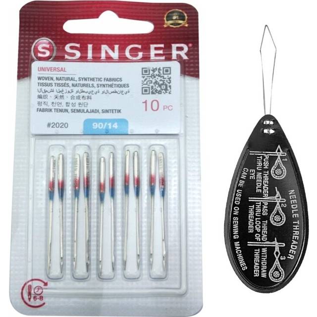 Singer Universal 2020 Sewing Machine Needles, Packet of 10, Size 90/14