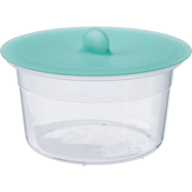 IKEA 365+ matlåda med lock, rund plast/silikon, 750 ml