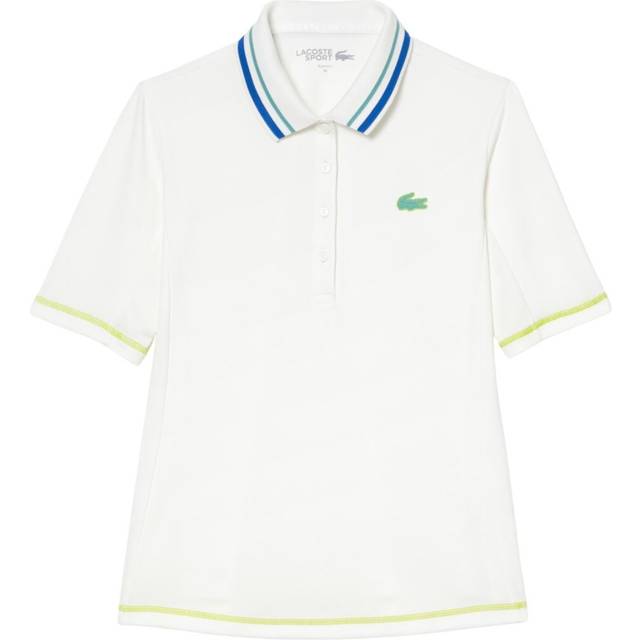 Lacoste Ultra-Dry Pique Polo Shirt Women White