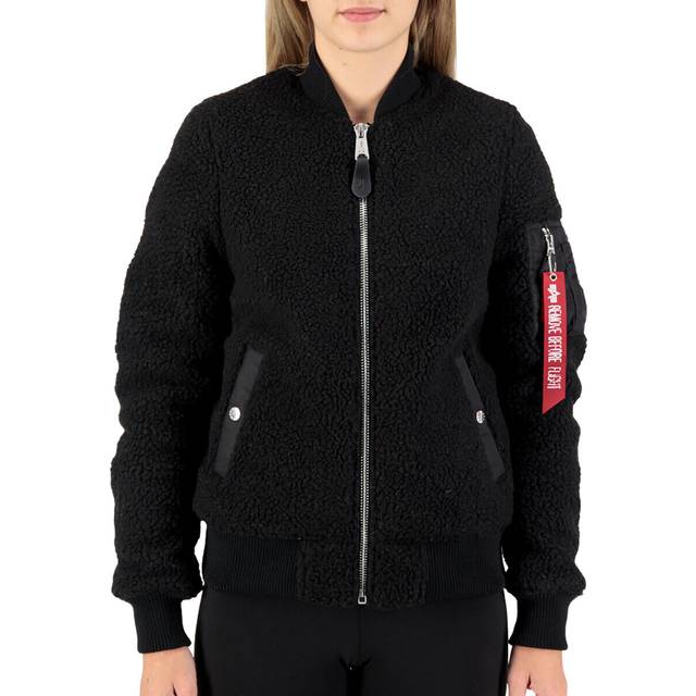 Alpha Industries, Jacka, Herr, M, Polyester, Sherpa Teddy Jacka Svart - black (M)