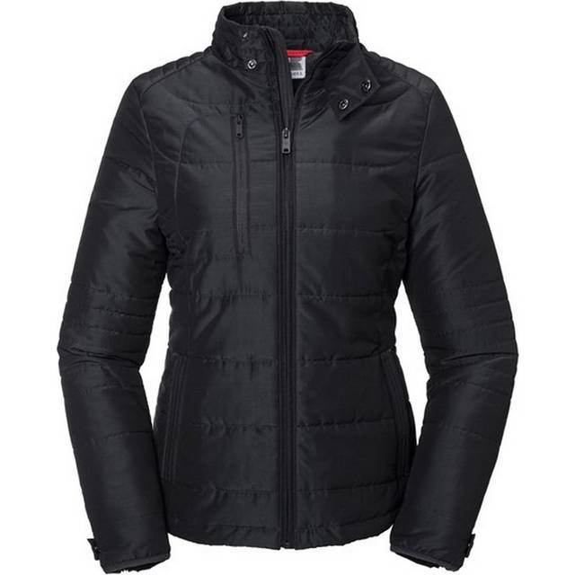 Russell Womens / Ladies Cross Padded Jacket L svart