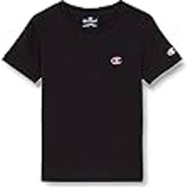 Champion Kids Crew Neck T-Shirt - Black