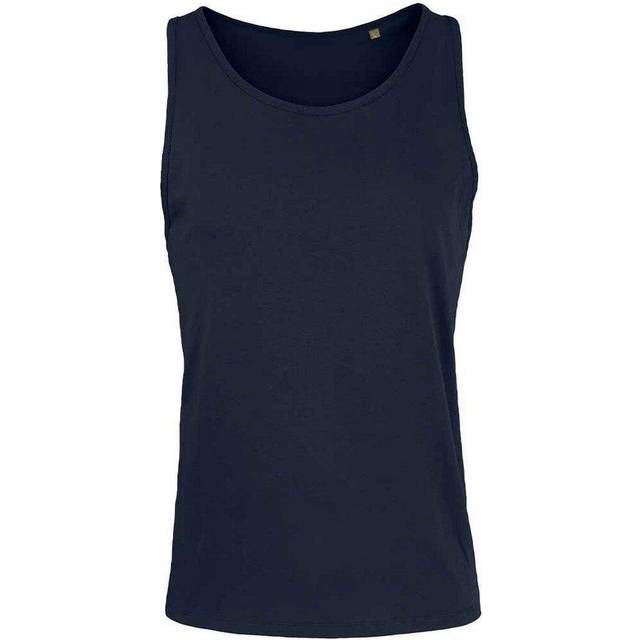 (L, French Navy) SOLS Unisex Adult Crusader Organic Cotton Tank Top