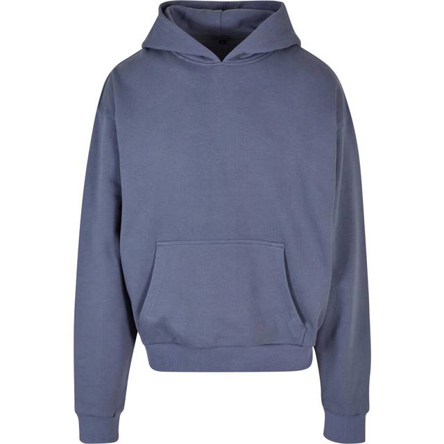 (L, Vintage Blue) Build Your Brand Mens Ultra Heavyweight Hoodie