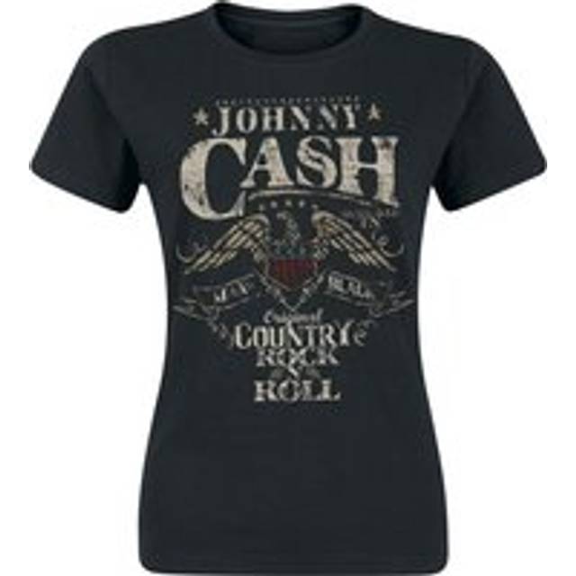 Johnny Cash - Rockabilly T-shirt - Rock 'n' Roll - S XXL - för Dam - svart