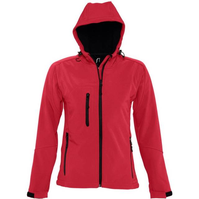 SOLS Replay Soft Shell-jacka med huva för dam/dam (andas, vindtät och vattentät) L