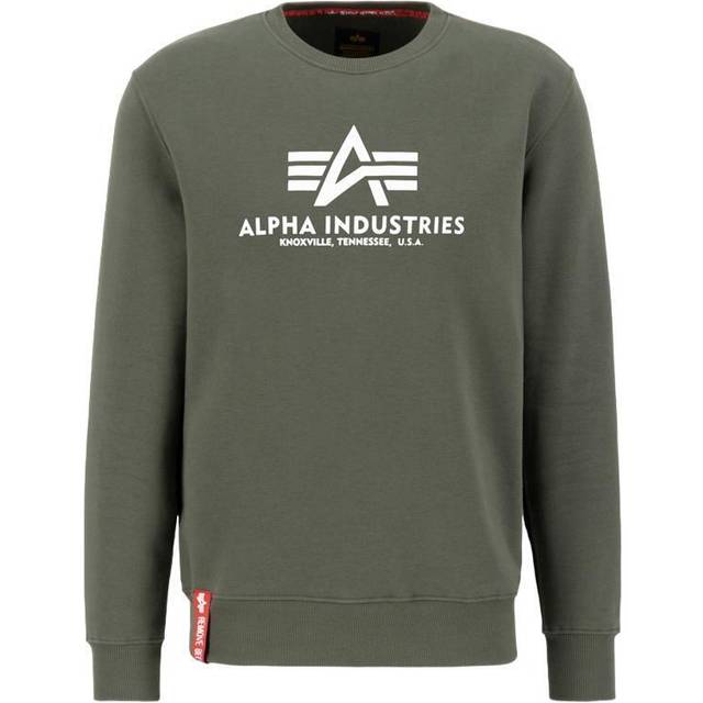 Alpha Industries Basic Sweater - Dark Olive