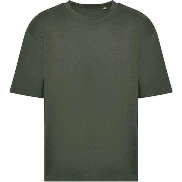 (2XL, Earthy Green) Awdis Mens 100 Oversized T-Shirt