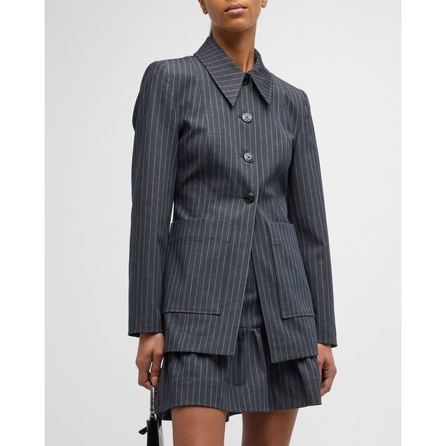 GANNI Stripe Blazer