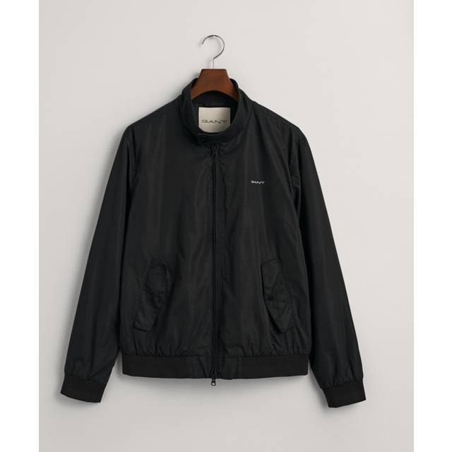 Men's GANT Mens Lightweight Harrington Jacket - Black - Size: 38/Regular