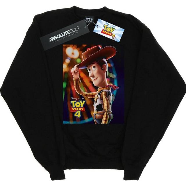 (XL, Black) Disney Mens Toy Story 4 Woody Poster Sweatshirt