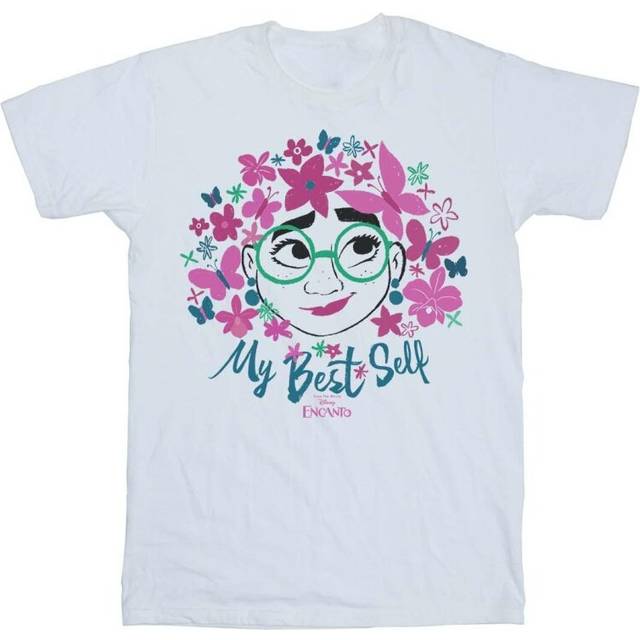 Encanto My Best Self Cotton Boyfriend T-Shirt - White - XXL