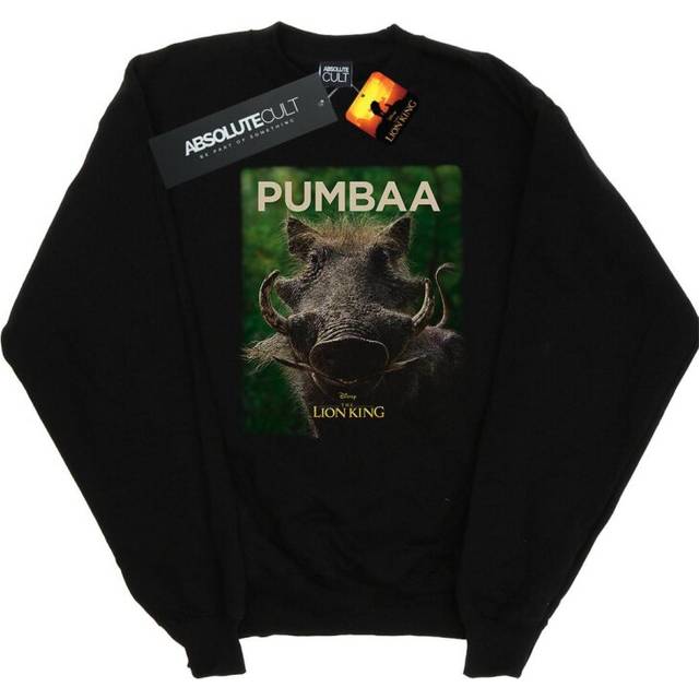 The Lion King Movie Pumbaa Poster Sweatshirt - Black