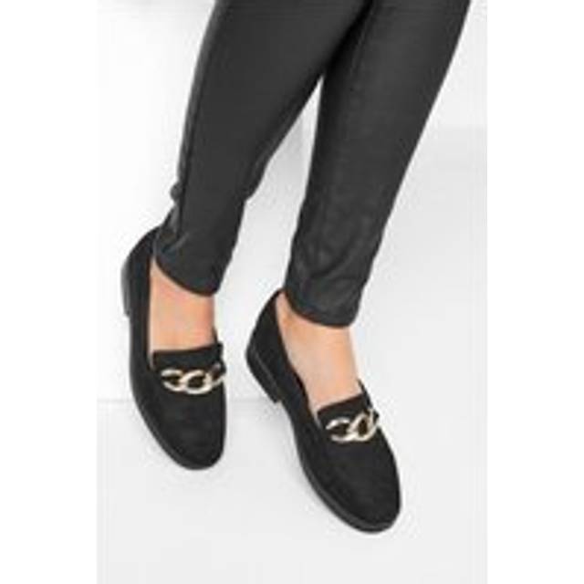 Lts Black Gold Chain Loafer In Standard Fit Standard > 12 Lts - Standard 12