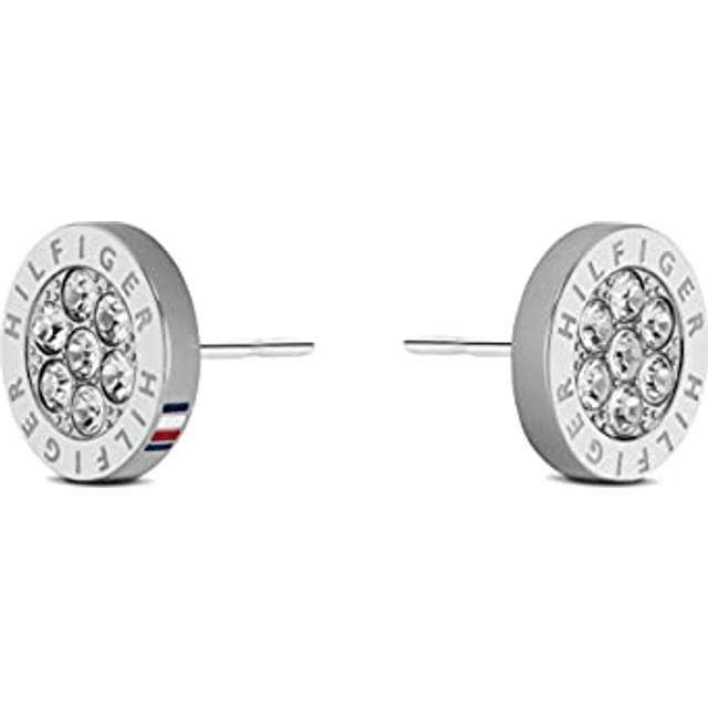 Tommy Hilfiger Women's Stainless Steel Stud Earrings  Color: Silver (Model: 2780565)