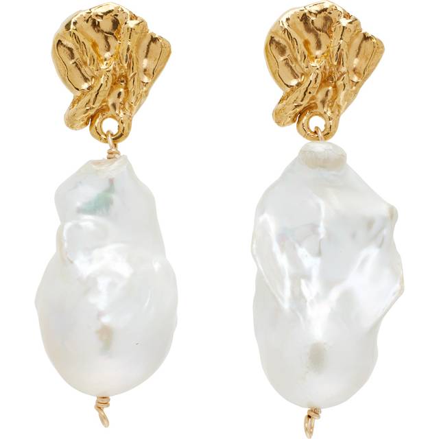 Alighieri Gold 'The Fragment Of Light' Earrings - 24 Gold - UNI