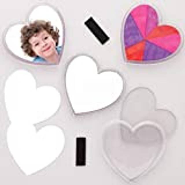 Heart Magnet Kits (Pack of 6) Art Craft Kits